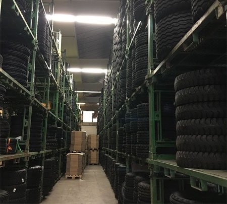 Multistar Tyres be storing in the distributor's stock in Neuhof - Dorfborn, Germany