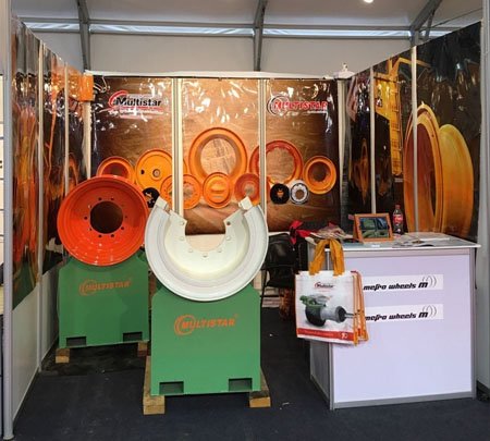 OTR rims in EXPONOR 2017, in Chile