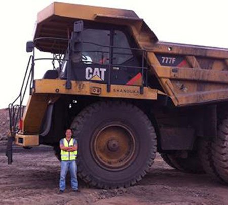 MR. DEAN JI in the Opening mine with his MULTISTAR OTR rims