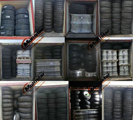 Gallery of loading containers in China warehouse in the last week of 2020