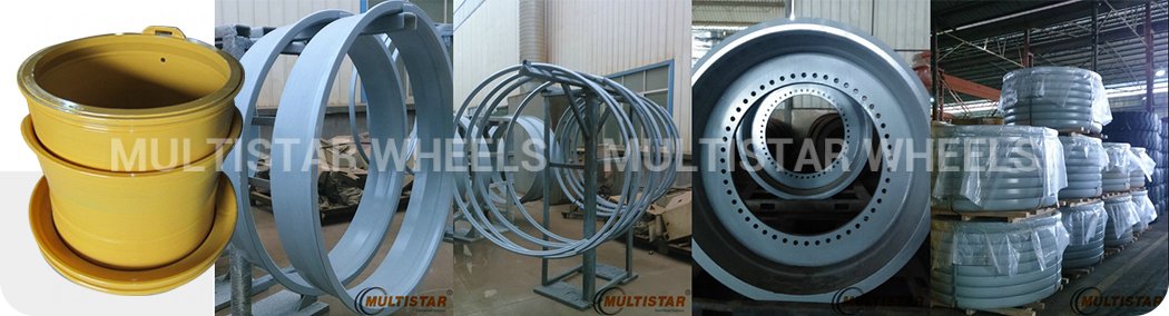 Mining & Construction OTR Wheels for Caterpillar, Komatsu, Terex, Bell, Volvo, etc.