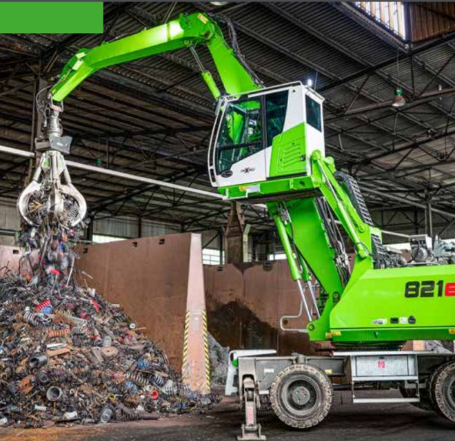 Scrap handling machine