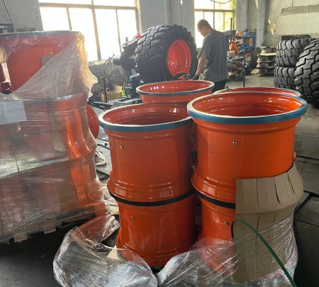 Installing tire with rim, READY TO GO